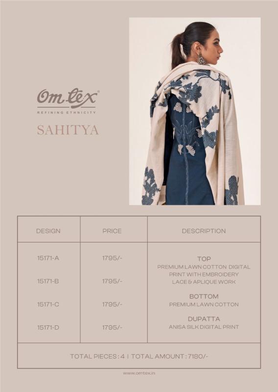 Omtex sahitya best womens wholesale cotton dress material stores in hyderabad